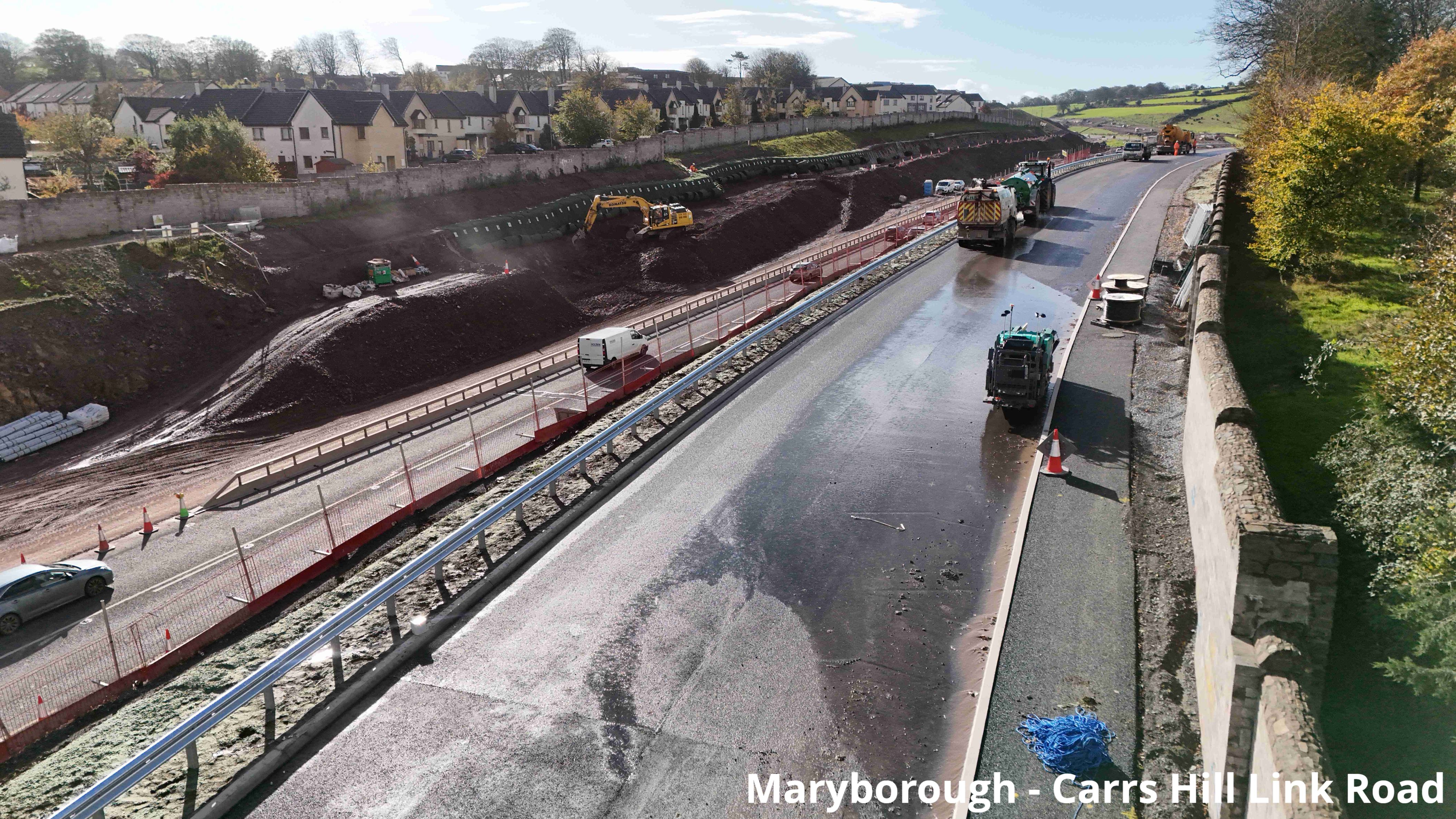 Carr’s Hill Road Layout to Change Week Commencing 2 November as Link Road Nears Completion
