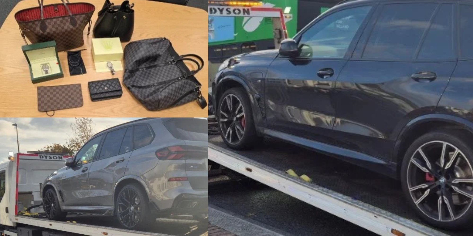 Gardaí Seize Two BMW X5 Cars and High Value Items in Money Laundering Searches