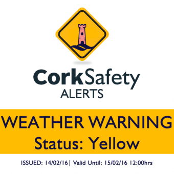 WEATHER WARNING: Status Yellow | Cork Safety Alerts